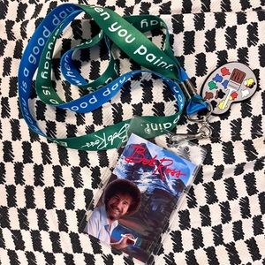 Official Bob Ross Lanyard